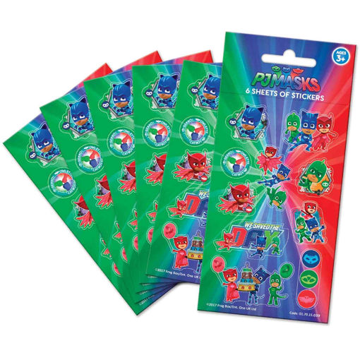 Picture of PJ MASKS PARTY STICKER PACK - 6 SHEETS